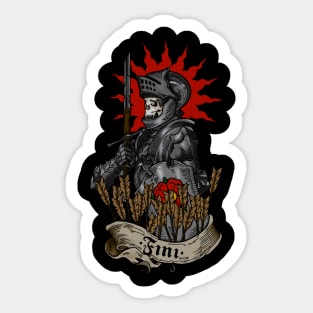 Skeleton Knight Sticker